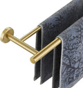 Gold Stainless Steel Wall‑Mounted Double Towel Bar