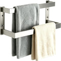 Brushed Nickel Stainless Steel Double Towel Bar