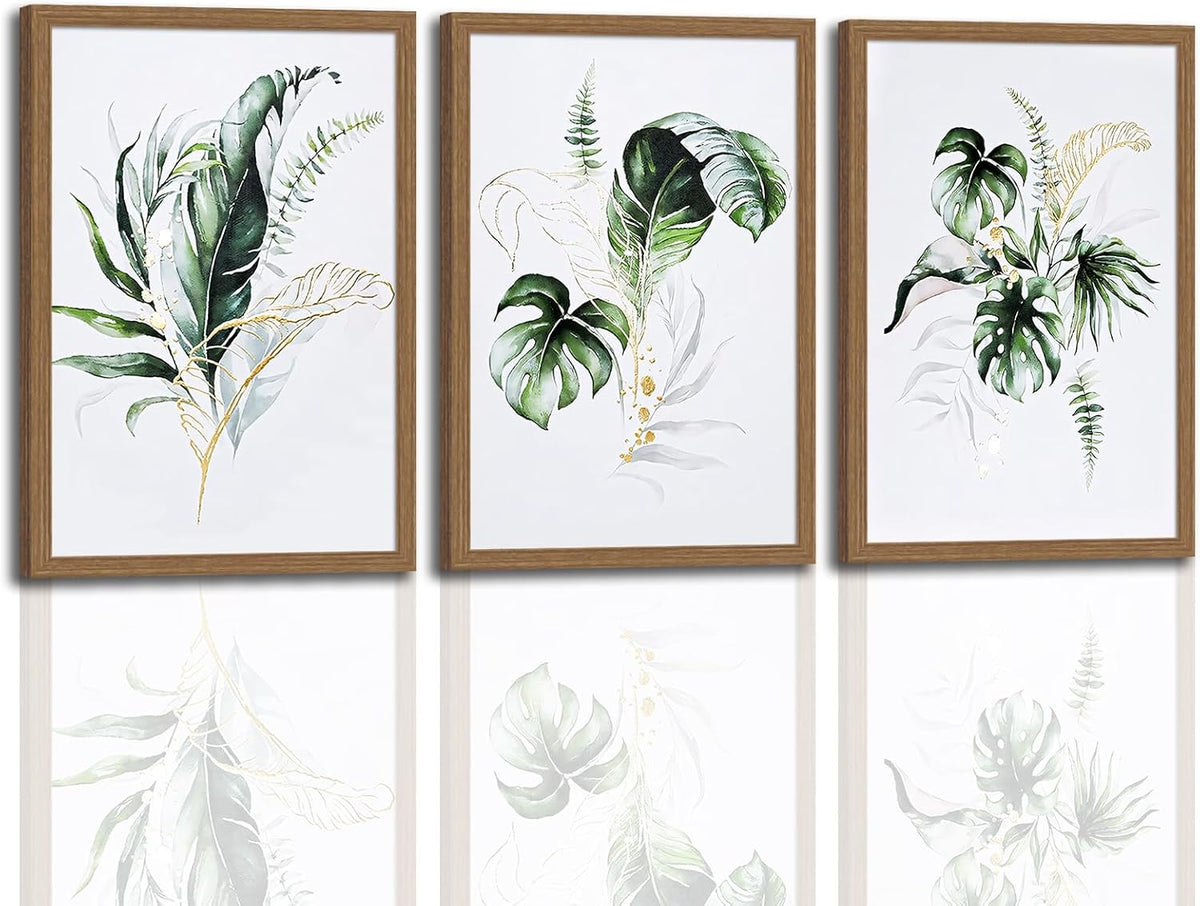 Framed Botanical Canvas Wall Art Prints