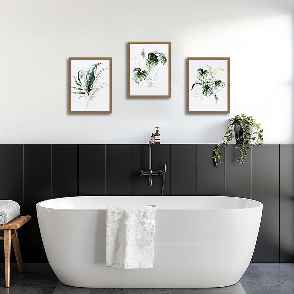 Framed Botanical Canvas Wall Art Prints